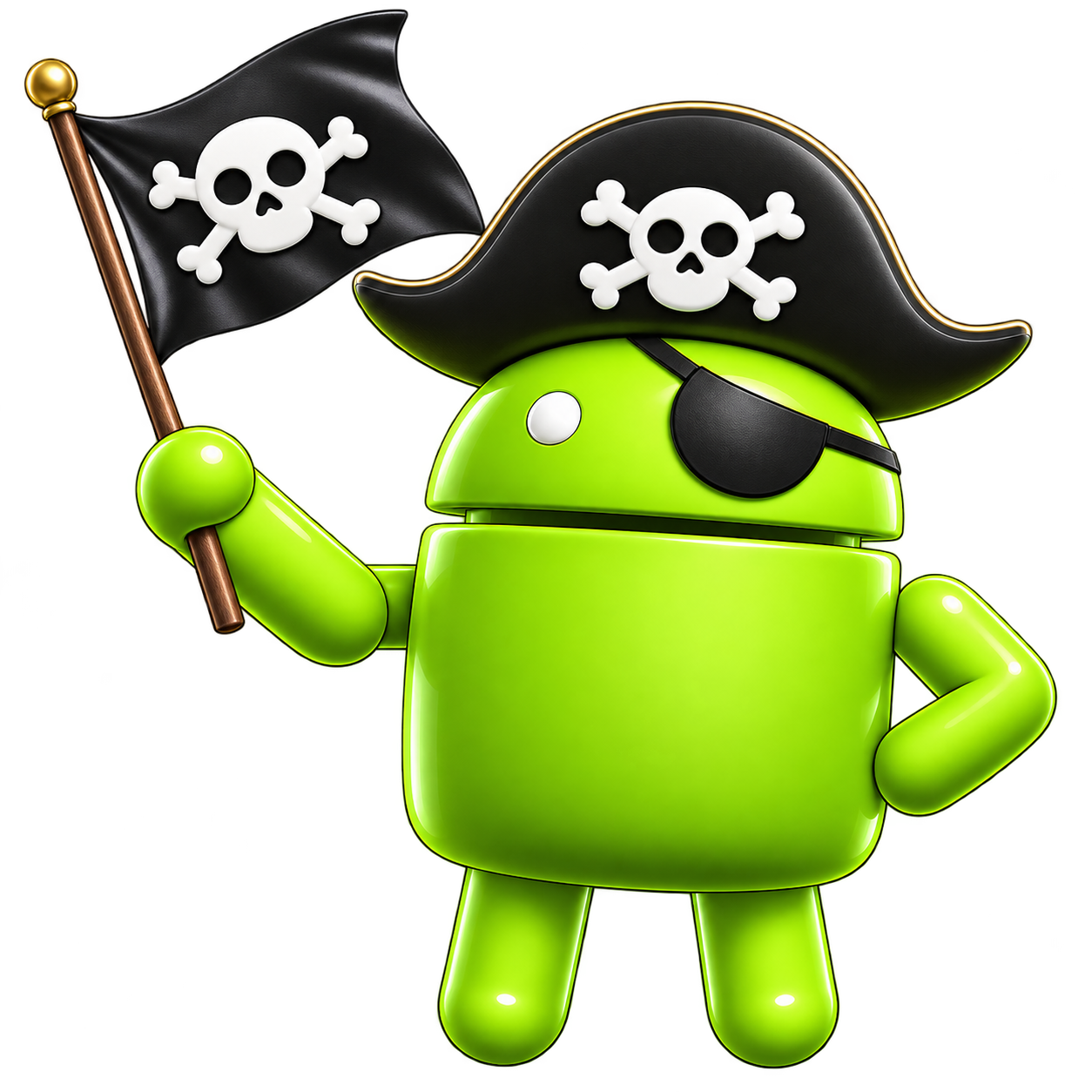 DroidPirate mascot